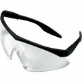 Safety Works Straight Temple Black Frame Safety Glasses with Anti-Fog Clear Lenses 10021259